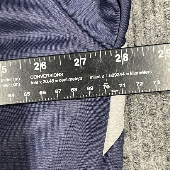 VTG Starter Jacket Athletic Track Mens XL(46/48) Navy Blue White Polyester Retro - Picture 9 of 13